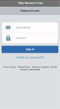 Mobile Screenshot of elitewomencare.com